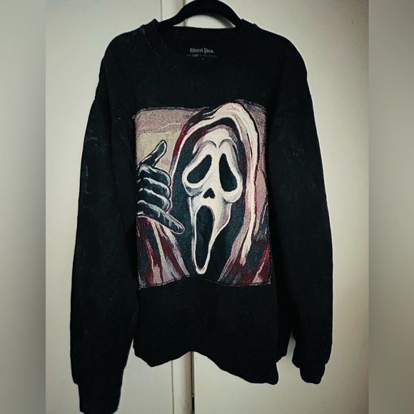Ghost Face Other - Jacquard Patch Sweatshirt